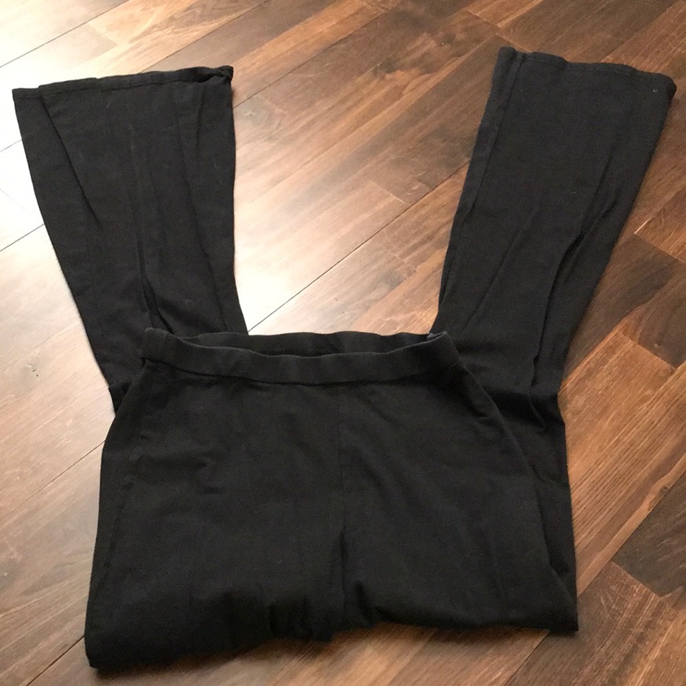 Black Flared Yoga Pants